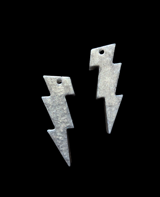 Silver Shimmer Shock Earings